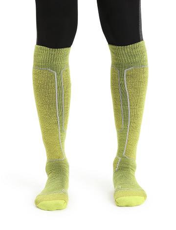 Men's Icebreaker Merino Ski+ Light Over the Calf Socks Shine / Ether | CA 1935ILHS